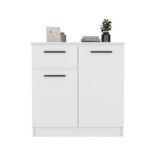 Load image into Gallery viewer, Multi-Functional Dresser Carlin, Top Surface as TV Stand, White Finish
