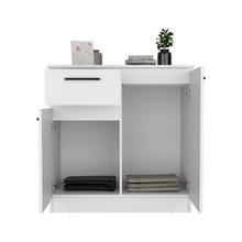 Load image into Gallery viewer, Multi-Functional Dresser Carlin, Top Surface as TV Stand, White Finish
