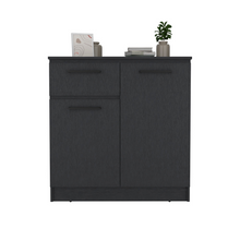 Load image into Gallery viewer, Multi-Functional Dresser Carlin, Top Surface as TV Stand, Black Wengue Finish
