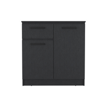 Load image into Gallery viewer, Multi-Functional Dresser Carlin, Top Surface as TV Stand, Black Wengue Finish
