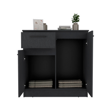 Load image into Gallery viewer, Multi-Functional Dresser Carlin, Top Surface as TV Stand, Black Wengue Finish
