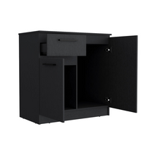 Load image into Gallery viewer, Multi-Functional Dresser Carlin, Top Surface as TV Stand, Black Wengue Finish
