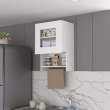 Load image into Gallery viewer, Kitchen Wall Cabinet Papua, Three Shelves, White Finish
