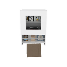 Load image into Gallery viewer, Kitchen Wall Cabinet Papua, Three Shelves, White Finish
