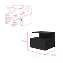 Load image into Gallery viewer, Kenya 2 Piece Bedroom Set, Armoire + Nightstand, Black Wengue Finish
