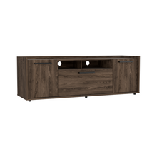 Load image into Gallery viewer, Tv Stand for TV´s up 55&quot; Dext, One Cabinet, Double Door, Dark Walnut Finish
