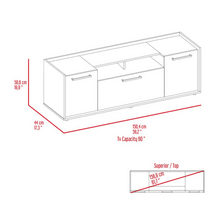 Load image into Gallery viewer, Tv Stand for TV´s up 55&quot; Dext, One Cabinet, Double Door, Dark Walnut Finish
