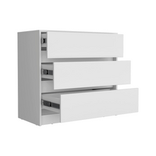 Load image into Gallery viewer, Dresser Maldus, Three Drawers, White Finish
