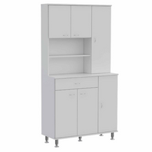 Load image into Gallery viewer, Kitchen Pantry Piacenza, Double Door Cabinet, White Finish
