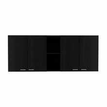 Load image into Gallery viewer, Wall Cabinet Ontario, Double Door, Black Wengue Finish
