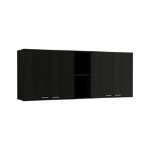 Load image into Gallery viewer, Wall Cabinet Ontario, Double Door, Black Wengue Finish
