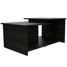 Load image into Gallery viewer, Coffee Table Rochester, Lower Open Shelf, Carbon Espresso Finish
