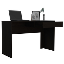 Load image into Gallery viewer, Computer Desk Harrisburg, One Drawer, Black Wengue Finish
