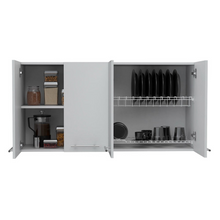 Load image into Gallery viewer, Kitchen Cabinet Durham, Four Doors, White Finish
