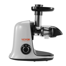 Load image into Gallery viewer, VEVOR Slow Masticating Juicer, Cold Press Juicer Machine with Reverse Function, Quiet Motor Slow Juicer, Juice Extractor Maker Easy to Clean with Brush, for High Nutrient Fruits Vegetables
