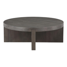 Load image into Gallery viewer, Folke Round Coffee Table Dark Brown
