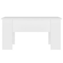 Load image into Gallery viewer, Coffee Table White 31.1&quot;x19.3&quot;x16.1&quot; Engineered Wood
