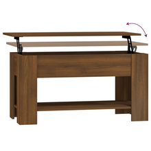 Load image into Gallery viewer, Coffee Table Brown Oak 39.8&quot;x19.3&quot;x20.5&quot; Engineered Wood
