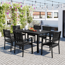 Load image into Gallery viewer, High-quality Steel Outdoor Table and Chair Set, Suitable for Patio, Balcony, Backyard.
