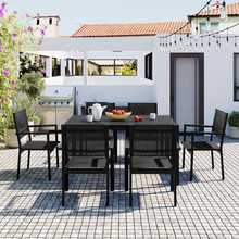 Load image into Gallery viewer, High-quality Steel Outdoor Table and Chair Set, Suitable for Patio, Balcony, Backyard.
