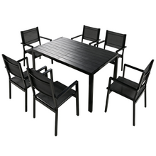 Load image into Gallery viewer, High-quality Steel Outdoor Table and Chair Set, Suitable for Patio, Balcony, Backyard.
