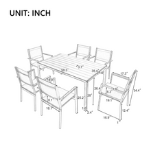 Load image into Gallery viewer, High-quality Steel Outdoor Table and Chair Set, Suitable for Patio, Balcony, Backyard.
