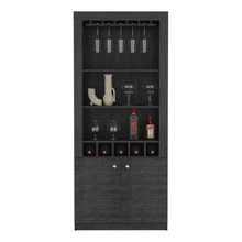 Load image into Gallery viewer, Bar Cabinet Margarita, Two Door Cabinet, Smokey Oak Finish
