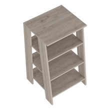 Load image into Gallery viewer, Linen Cabinet Jenne, Four Open Shelves, Light Gray Finish
