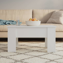 Load image into Gallery viewer, Coffee Table White 31.1&quot;x19.3&quot;x16.1&quot; Engineered Wood
